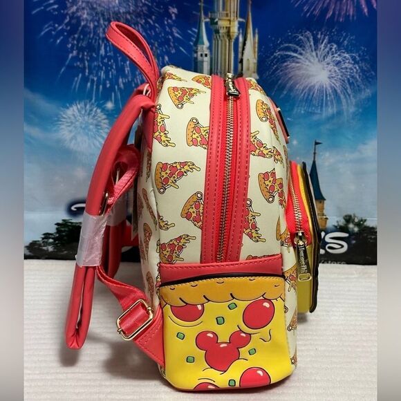 Mickey Pizza Loungefly Backpack - Picture 8 of 8